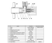 Rohový Ventil Art 1/2"x3/8",  S Keramickým Vrškem A Filtrem ARK-ART-1238