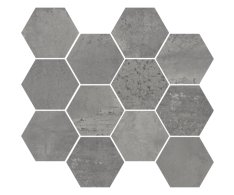 Aparici Metallic Grey Mos. Hexagonal 28x30 Nat. Rett.