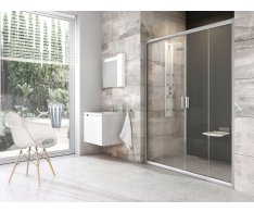 Sprchové dveře Blix BLDP4 - BLDP4 160, satin+transparent