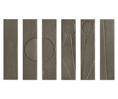 Settecento Koine Alphabet Terra 4,5x18,6