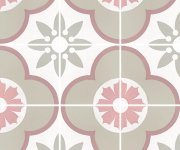 Vzorovaná dlažba Equipe Caprice Deco Flower Pastel 20x20