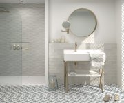 Obklad jako beton APE Acquarella Grey 7,5X30 Matt. - šedá