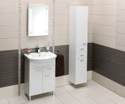 Aqualine Zoja/keramia Fresh Skříňka Vysoká 35x184x29cm, Bílá