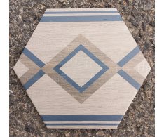 Deceram PAM DecoWood White MIX 25,8x29 Hex