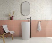 Dlažba jako terrazzo Aleluia Dandy Terrazzo White 20x20 - bílá