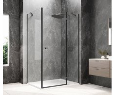 Polysan Globe Gun Metal Obdélníkový Sprchový Kout 1200x1000mm, čiré Sklo, Pravé