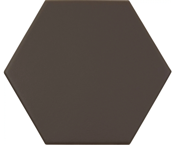 Dlažba Equipe Kromatika Brown 11,6x10,1 Hexagon Matt - hnědá