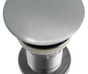 Sapho Umyvadlová Výpust 5/4“, Click-clack, Betonová Zátka, 10-80mm, šedá Pololesk