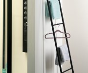 Sapho Ska Sušák Ručníků Na Opření 420x1700x20mm, černá Mat