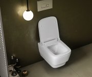 Sapho Bello Závěsná Wc Mísa, Rimless, 35,5x53cm, Bílá