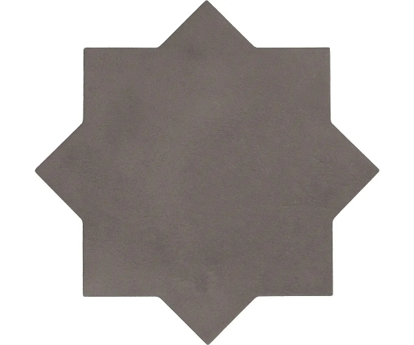Retro dlažba Equipe Kasbah Star Mud 16,8x16,8 - hnědá