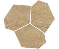 Coem Sinai Terra Mosaico Trapezi 28,5x30,2 Nat. Rett.