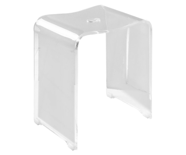 Ridder Trendy Koupelnová Stolička 40x48x27,5cm, čirá