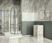 Obklad jako beton APE Arabescato Clover Green 60X120 Matt. Rett. - šedá