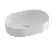 Umyvadlo Ceramic Slim O - Umyvadlo Ceramic Slim O 55, bez otvoru pro baterii, bez přepadu, bílá XJX01155001