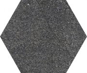 Dlažba jako beton Codicer Basalt Black 22x25 Hexagonal - antracitová