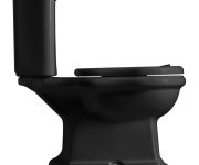 Kerasan Retro Wc Kombi Mísa 38,5x72cm, Spodní Odpad, černá Mat