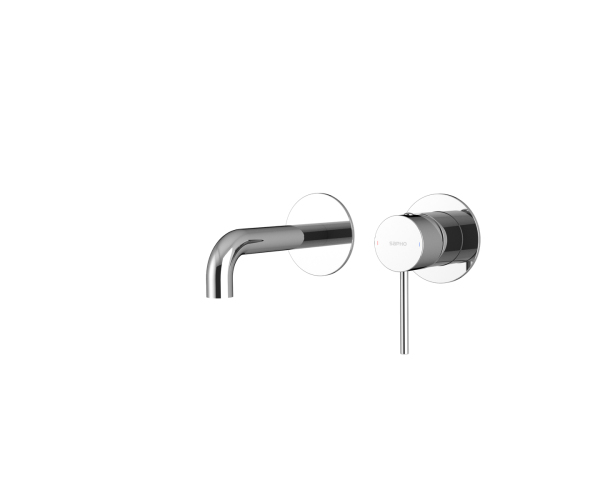 Sapho Ultramix Podomítková Dvouprvková Umyvadlová Baterie, Hubice 15cm, Chrom
