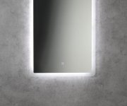 Aqualine Fago Zrcadlo S Led Osvětlením 60x80cm, Dotykový Senzor, Stmívatelné
