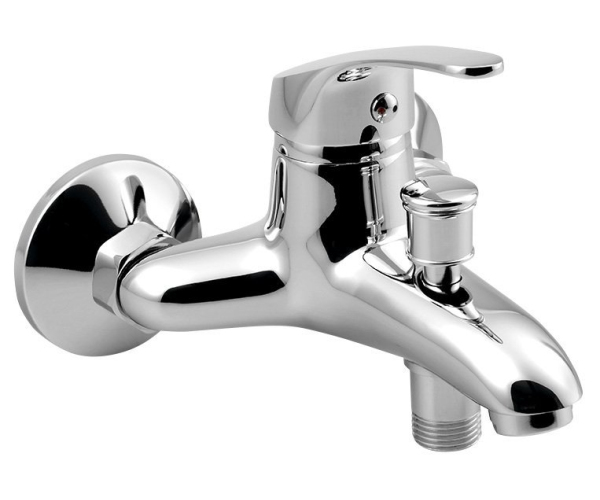 Aqualine 35 Nástěnná Vanová Baterie, Rozteč 100mm, Chrom