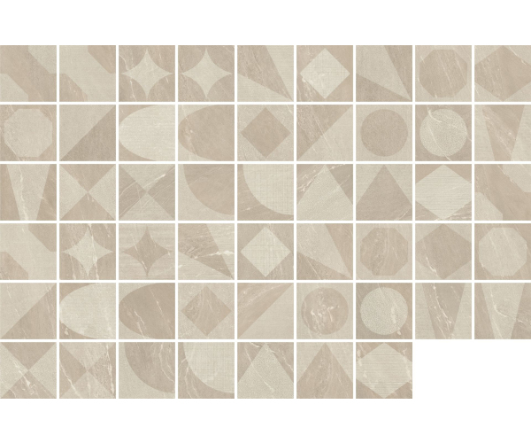 Dlažba Sant Agostino Waystone Decor Warm 20 20x20 - béžová