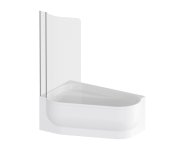 Vanová zástěna AVSK1 ARC - AVSK1 ARC 160 L lesk+transparent 7Q7S0CL0Y1
