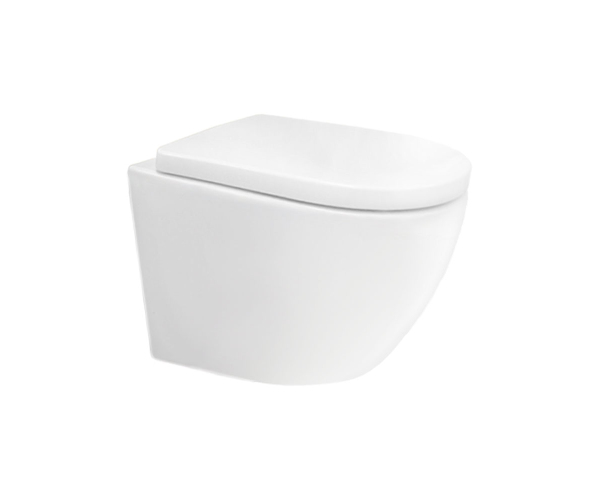 Mereo Wc Závěsné Kapotované, Smart Flush Rimless, 490x370x360, Keramické, Vč. Sedát