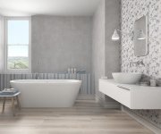 Romantický obklad s kytičkami Bestile Pamesa Grace Plata 31,6x60 - 3D povrch