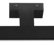 Sapho Chicago Xl Led Svítidlo, 600x120mm, 12w, 230v, Ip44, Plast, černá Mat