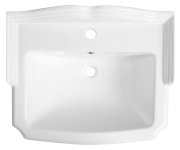 Aqualine Antik Keramické Umyvadlo, 58x47cm, Bílá