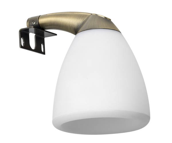 Sapho Candela Nástěnné Led Svítidlo, 4 W, 83x108x114mm, Ip44, Bronz