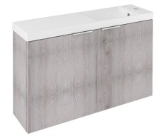Sapho Latus X Umyvadlová Skříňka 78,8x50x22cm, Dub Mocca