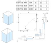 Polysan Altis Black čtvercový Sprchový Kout 900x900 Mm, Rohový Vstup, čiré Sklo