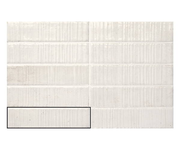 Obklad jako beton APE Ecstasy Groove White 5X20 - bílá