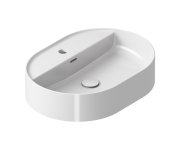 Umyvadlo Ceramic Slim Shelf O - Umyvadlo Ceramic Slim Shelf O 55, s otvorem pro baterii, s přepadem, bílá XJX01155003
