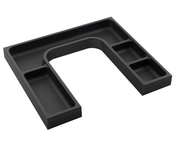 Sapho Lindo "u" Organizér 372x36x323mm, Plast, Antracit
