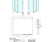 Polysan Easy Obdélníkový Sprchový Kout 1300x900mm, čiré Sklo L/p Varianta