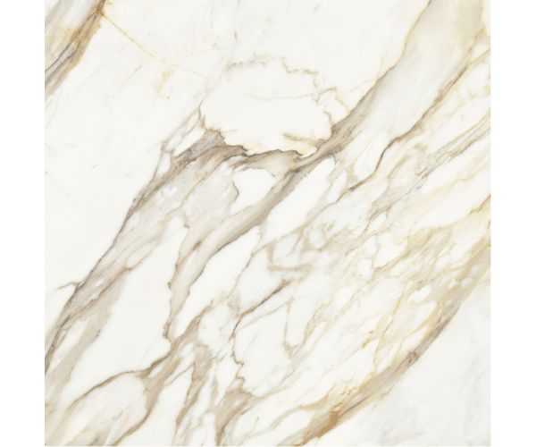 Dlažba jako mramor Impronta Marmi di Impronta Calacatta Oro 120x120 Lapp. Rett. - bílá