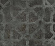 Retro dlažba Colorker Amazonia ZYX Ethnic Black Decoro 13,8x13,8 MIX - antracitová