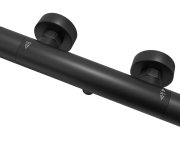 Blazar Black, Sprchová Termostatická Baterie, Dolní Vývod, Bez Sprchové Sady, Rozteč 150mm TO-BLB3130-D