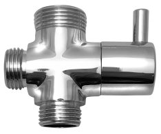 Aqualine Přepínač Sprchového Sloupu M1/2"-m1/2"xm3/4", Chrome