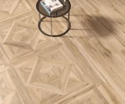 Dlažba jako dřevo Sant Agostino Ricordi Glam 01 90x90 Rett. - hnědá