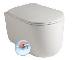 Kerasan Nolita Závěsná Wc Mísa, Rimless, 35x55cm, Bílá