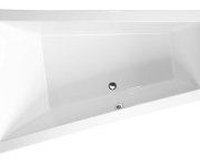 Polysan Triangl L Slim Asymetrická Vana 180x120x50cm, Bílá