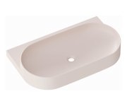 Umyvadlo Yard 80 bez otvoru - Umyvadlo Yard 80, bez otvoru pro baterii, bez přepadu, Alabaster Pink XJX0G080000