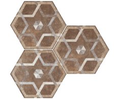 Fioranese Heritage Deco Exagona Texture_5 34,5x40
