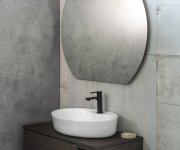 Sapho Dara Cut Zrcadlo S Led Podsvícením 20w, ø 100x90cm, Topná Fólie