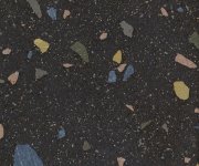 Dlažba jako terrazzo Cir Forever Color Terrazzo Black 20x20 Matt. - antracitová