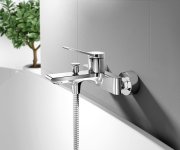 Aqualine Bolero Nástěnná Vanová Baterie, Chrom
