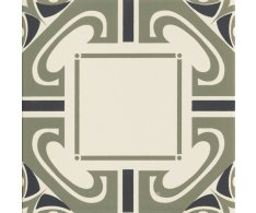 Grazia Althaus Dresda Salvia/Nero 20x20